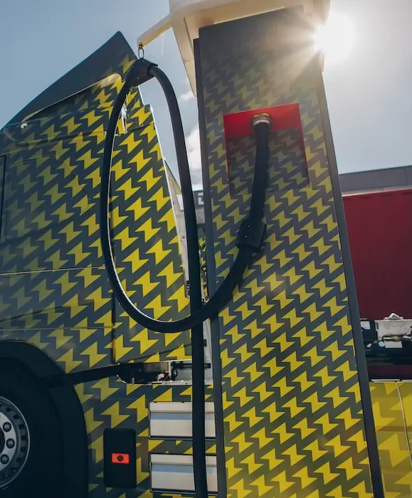 Vrachtwagenlaadpaal voor snelladen